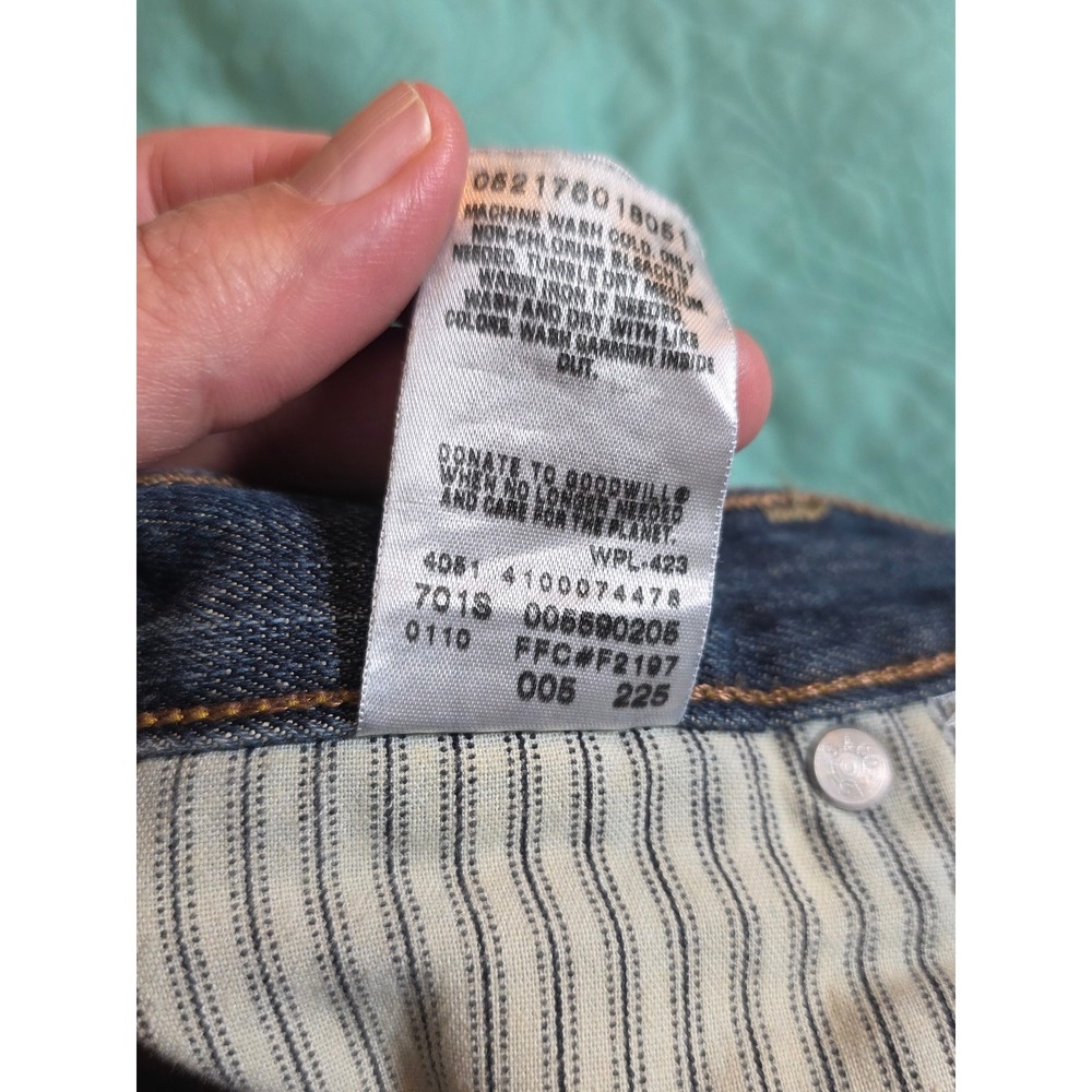 Levis 559 Relaxed Straight Jeans Mens‎ 36x30 Blue Denim Medium Wash 100% Cotton - Picture 5 of 8